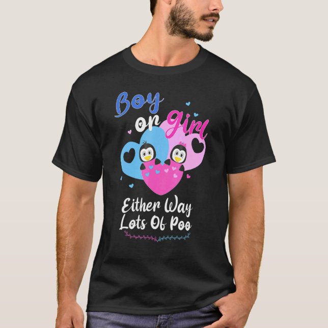 Junge oder Mädchen auf beiden Seiten haben eine Me T-Shirt (Vorderseite)