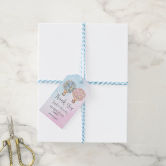Junge oder Mädchen Gender Reveal Baby Shower Party Geschenkanhänger
