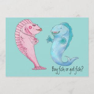 Junge oder Mädchen Geschlecht offenbaren Einladung