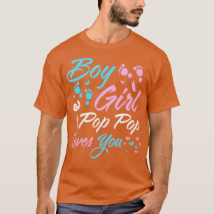 Junge oder Mädchen Pop Pop Lieben Sie Geschlecht O T-Shirt