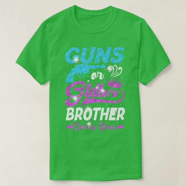 Junge oder Mädchen rosa oder blaue Brüder Lieben,  T-Shirt (Design vorne)