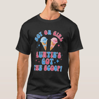 Junge oder Mädchen Tante weiß Bescheid Eiscreme-Ge T-Shirt