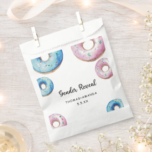 Junge oder Mädchen, wir wissen nicht, Geschlecht e Geschenktütchen (Ausgeschnitten)
