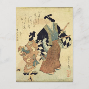 Junge Paare am Neujahrstag Feiertagspostkarte