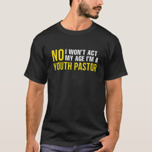 Junge Pastor Preacher Sermon Kirche Jesus Christus T-Shirt