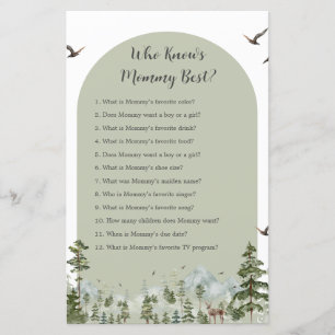 Junge Pine Tree Forest Mountain, die Mommy Best ke