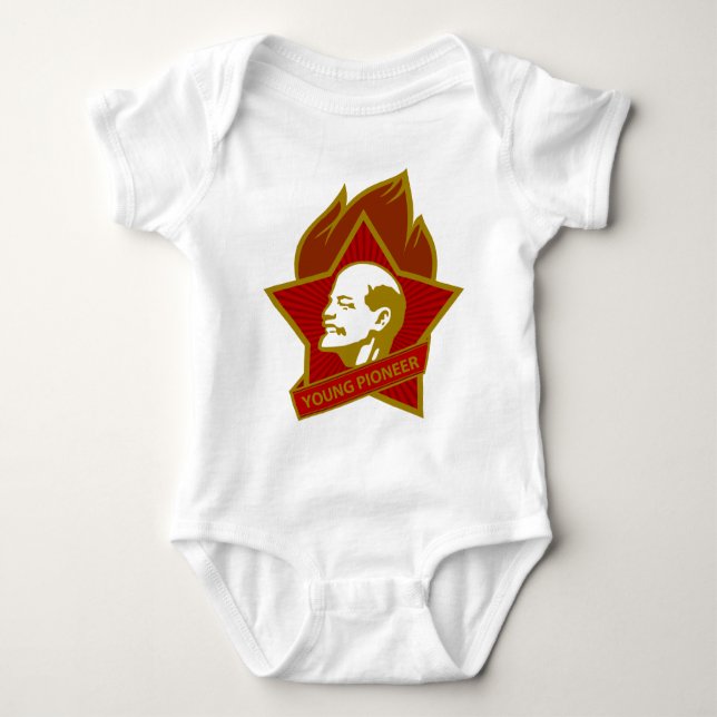 Junge-Pionier Russlands CCCP UDSSR Baby Strampler (Vorderseite)