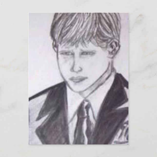 Junge Postkarte (Vorderseite)