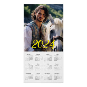 Junge Ritter Kalender 2024. Poster
