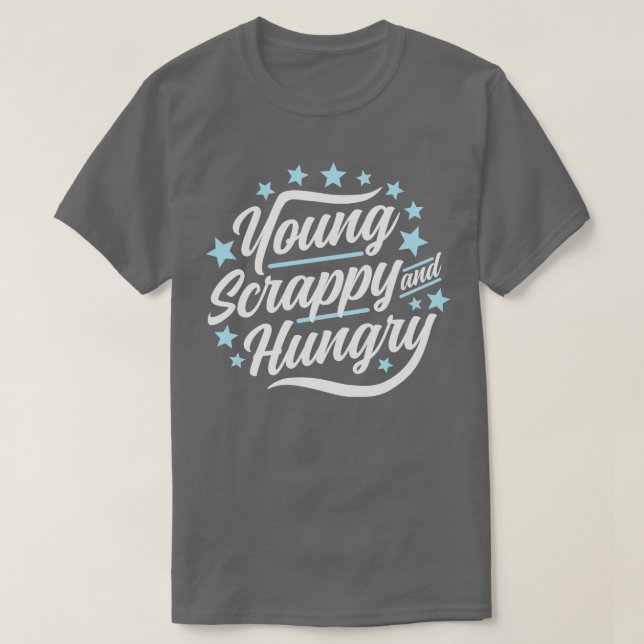Junge Schlampe und Hunger T-Shirt (Design vorne)