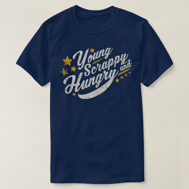 Junge Schlampen und hungriges Shirt, US-Weihnachts T-Shirt (Design vorne)