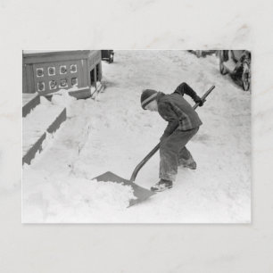Junge Schneeschuh, 1940 Postkarte
