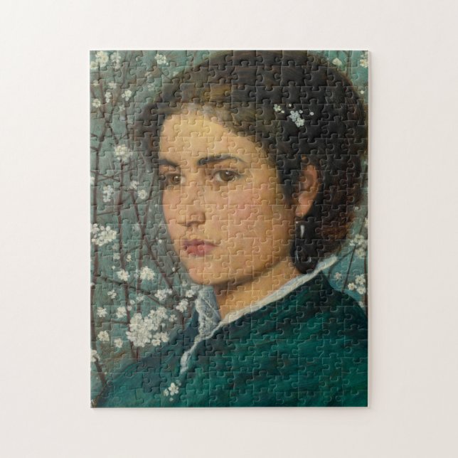 Junge Schönheit (elegante Frau) (weibliches Portra Puzzle (Vertikal)