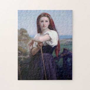 Junge Shepherdess, Bouguereau Puzzle