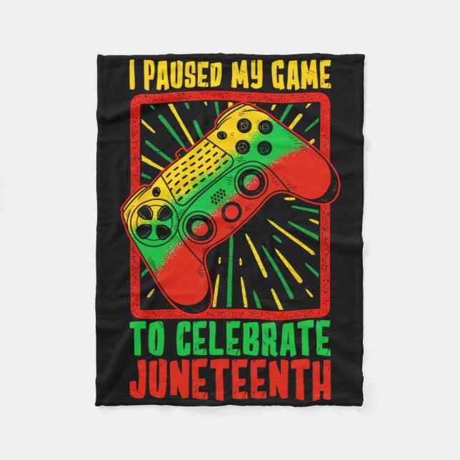Junge Shirts für Männer Juneteenth S Kinder Junge  Fleecedecke (Vorderseite)