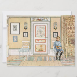 Junge sitzt in der Ecke (von Carl Larsson) Karte