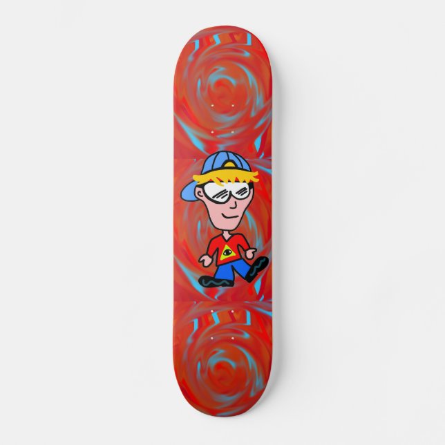 Junge Skateboard (Vorderseite)
