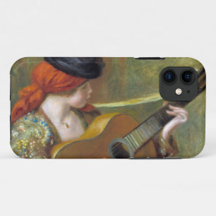 Junge Spanierin mit Gitarre von Renoir Case-Mate iPhone Hülle
