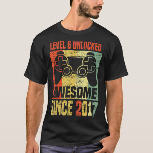 Junge Stufe 6 Entsperrt Phantastisch 2017 Vid T-Shirt