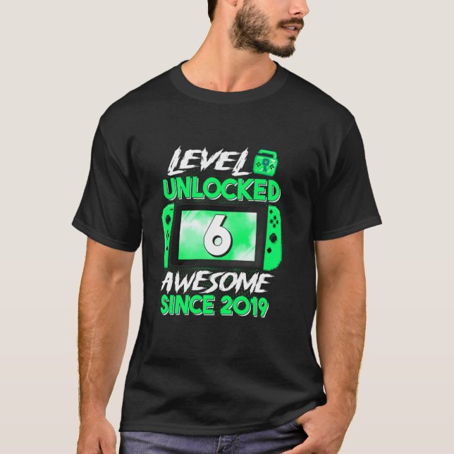 Junge Stufe 6 Entsperrt Phantastisch 2019 Vid T-Shirt (Vorderseite)