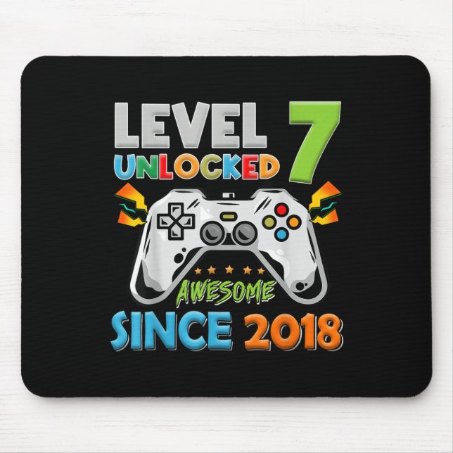 Junge Stufe 7 seit 20 Phantastisch Mousepad (Vorne)
