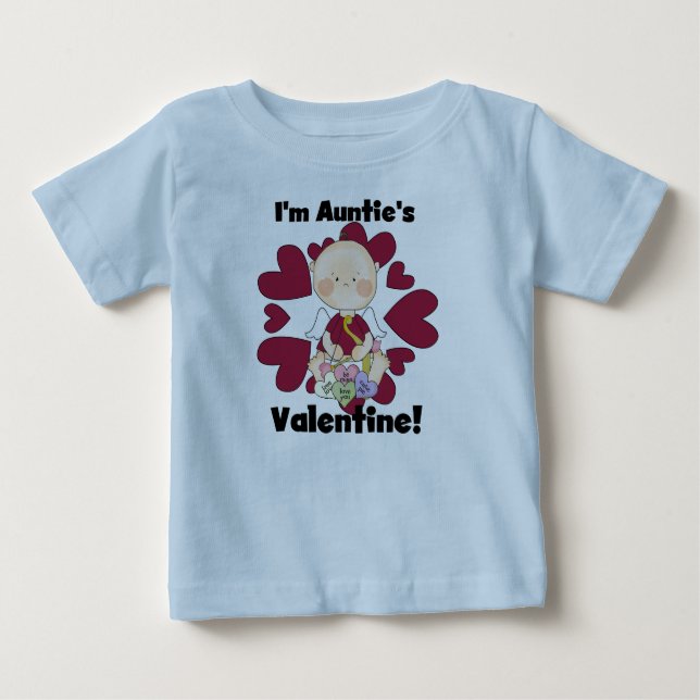 Junge Tante und Geschenke für Valentine Baby T-shirt (Vorderseite)