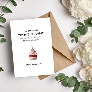 Junge Tote von Ihrer Geburtstagskarte streichen Feiertagskarte