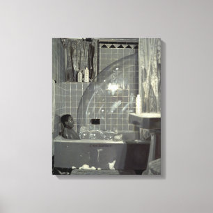 Junge und die Blase 1990 Leinwanddruck