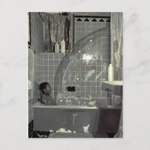 Junge und die Blase 1990 Postkarte