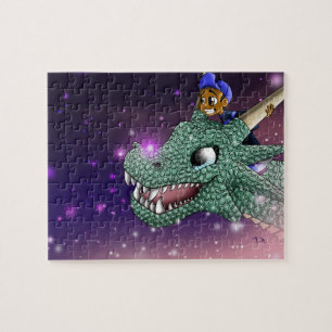 Junge und Drache Puzzle