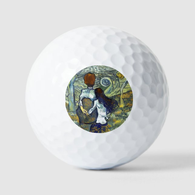JUNGE UND FREUNDIN GOLFBALL (Vorderseite)