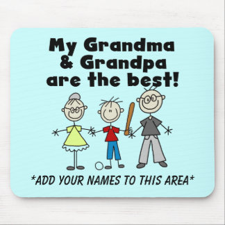 Junge und Großeltern kundengerechtes Mousepad