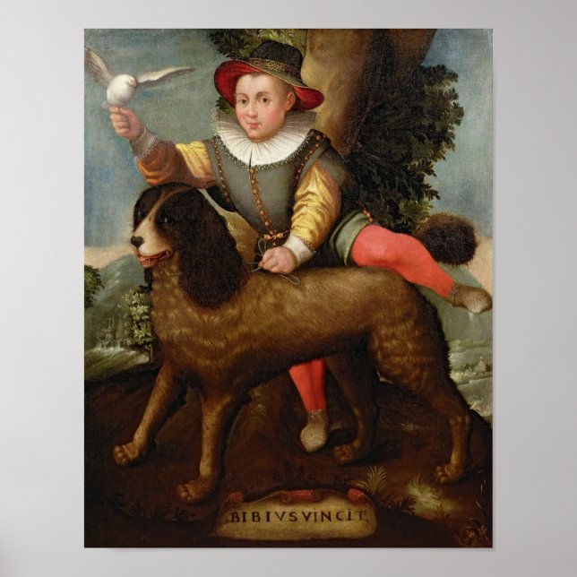 Junge und Hund, Bibius Vincit Poster (Vorne)