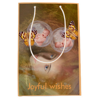 Junge und Mädchen Zwillinge Mittlere Geschenktüte