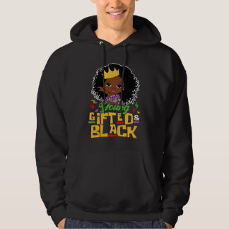 Junge und Schwarze Kleine Schwarze Königin Melanin Hoodie
