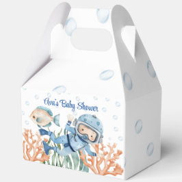 Junge unter der Sea Baby Dusche Geschenkschachtel
