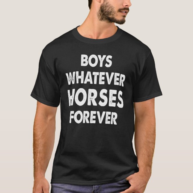 Junge, was Pferde für immer T-Shirt Frauen (Vorderseite)