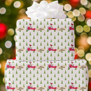 Junge Weihnachten Weihnachten Weihnachten und Flug Geschenkpapier