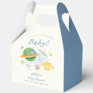 Junge Weltraum Astronaut Raumschiff Babyparty Geschenkschachtel