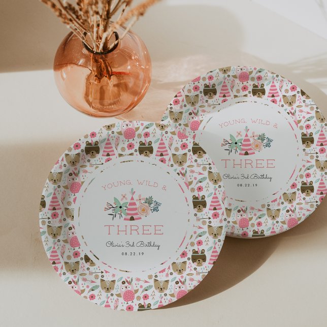 Junge, wilde & dreitägige Geburtstagsparty Pappteller (Von Creator hochgeladen)