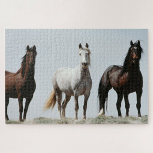Junge wilde Hengste Puzzle