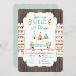 Junge, wilde und drei einladung