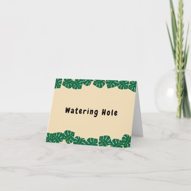 Junge, wilde und drei Geburtstagsnahrungsmittel Dankeskarte (Vorderseite)