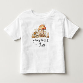 Junge Wildtiere und drei Waldtiere Kleinkind T-shirt