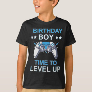 Junge Zeit, um Video Game Birthday Boys Kinder zu T-Shirt