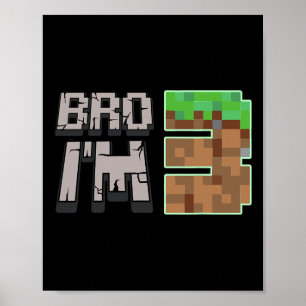 Junge zum 3. Geburtstag Poster