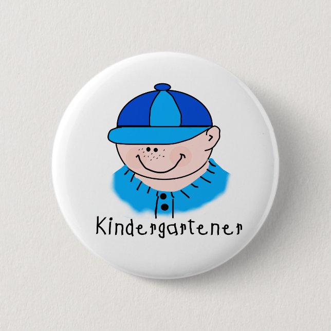JungeKindergartener Button (Vorderseite)