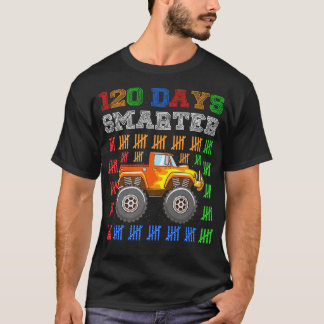 Jungen 120. Tag der Schule Monster Truck 120 Tage  T-Shirt