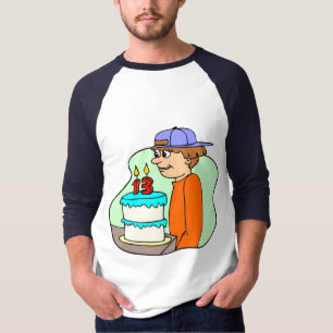 Jungen-13. Geburtstags-Geschenke T-Shirt