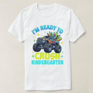 Jungen 1. Tag im Kindergarten Zurück zur Schule T- T-Shirt